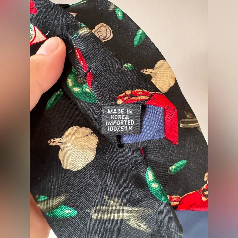 Tabasco Festive Whimsical Hot‎ Sauce Men's Neck Tie